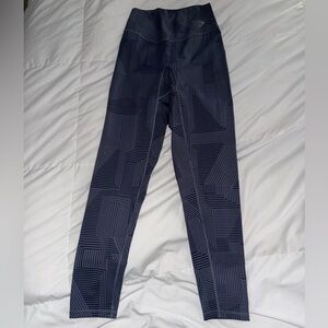 Gymshark Navy Geometric Print Leggings